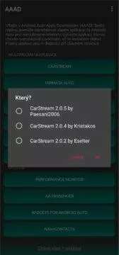 Android Auto Apps Downloader instalace CarStream
