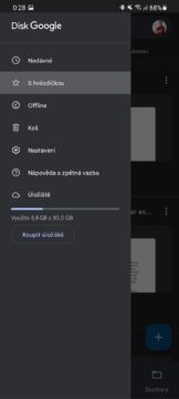 aplikace Google Disk Drive 5 tipů hvězdička 2