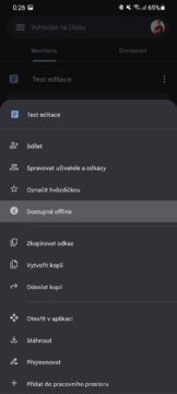 aplikace Google Disk Drive 5 tipů offline režim 2