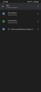 aplikace Google Disk Drive 5 tipů Prostory 2