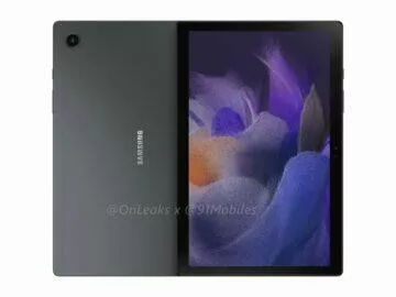 Galaxy Tab A8 2021 na renderech