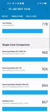 geekbench realme ui