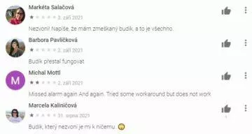Google Hodiny budík problém Obchod Play hodnocení