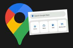 Google Mapy nový vyhledávací widget