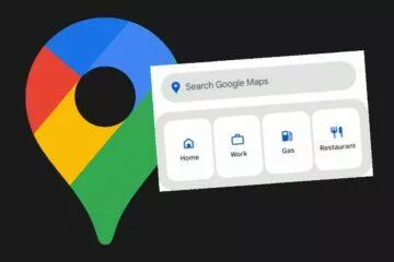 Google Mapy nový vyhledávací widget