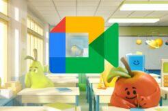 Google Meet videohovory animovaná pozadí