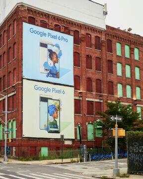 google pixel 6 billboard