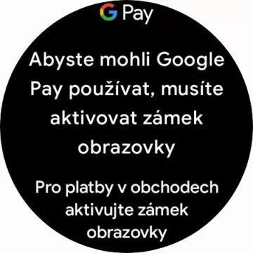 hodinky Samsung Galaxy Watch4 Wear OS Google Pay karta NFC platby zámek