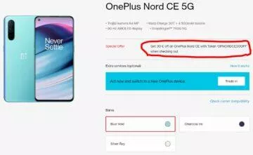 Cheaper OnePlus Nord CE 5G