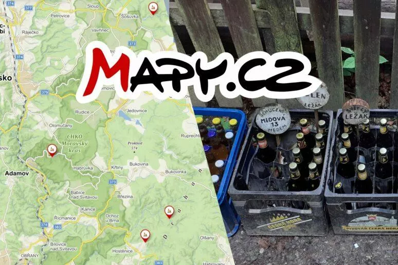 Mapy.cz lesní bary Mapy.cz lesní bary