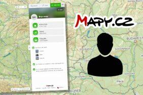 Mapy.cz Moje mapy uživatelský profil trasy místa fotografie aktivity
