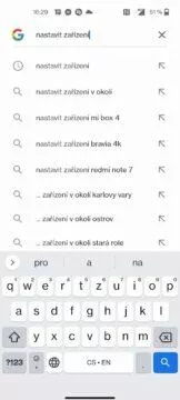 nastavení Android TV