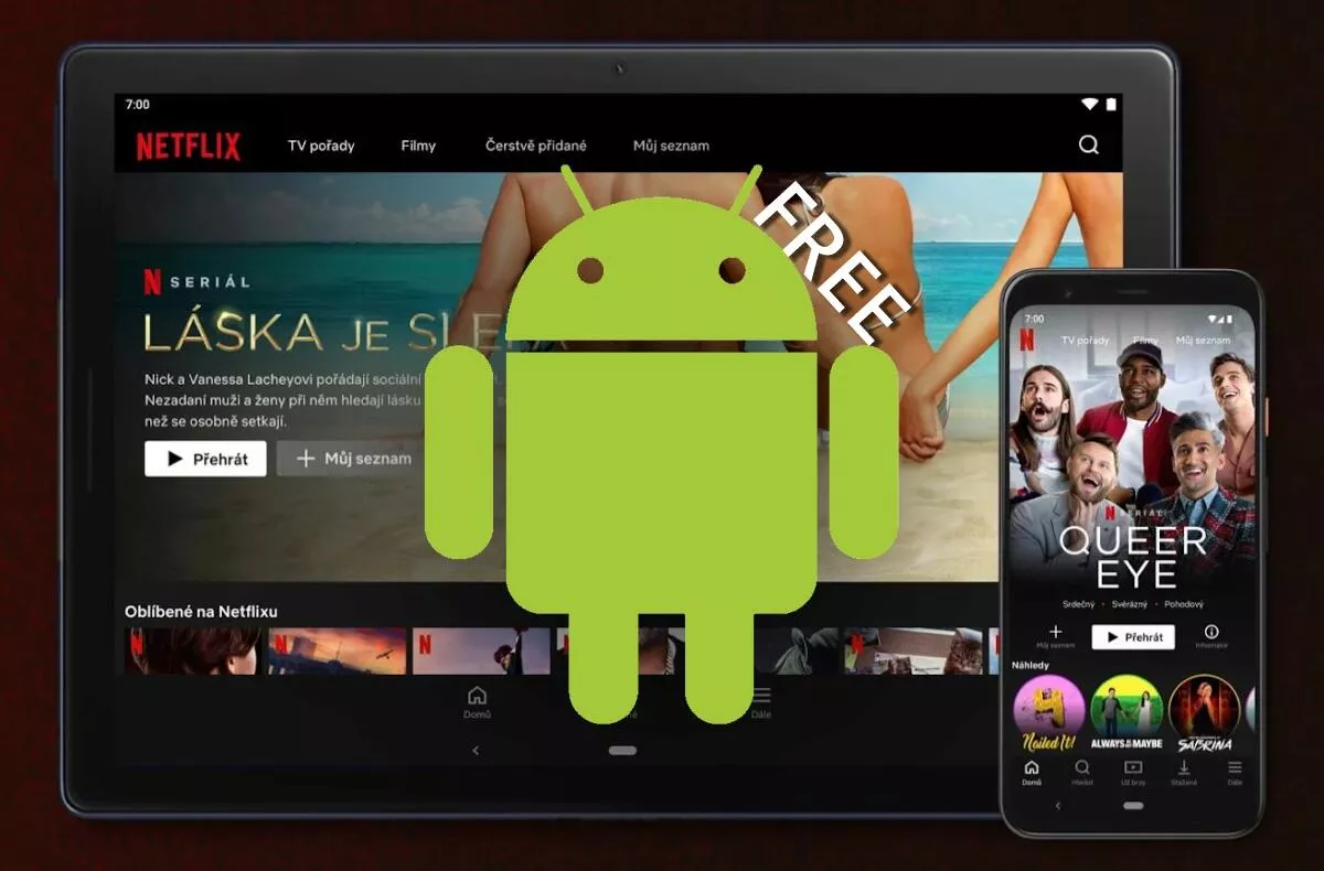 Netflix Android zdarma Keňa promo