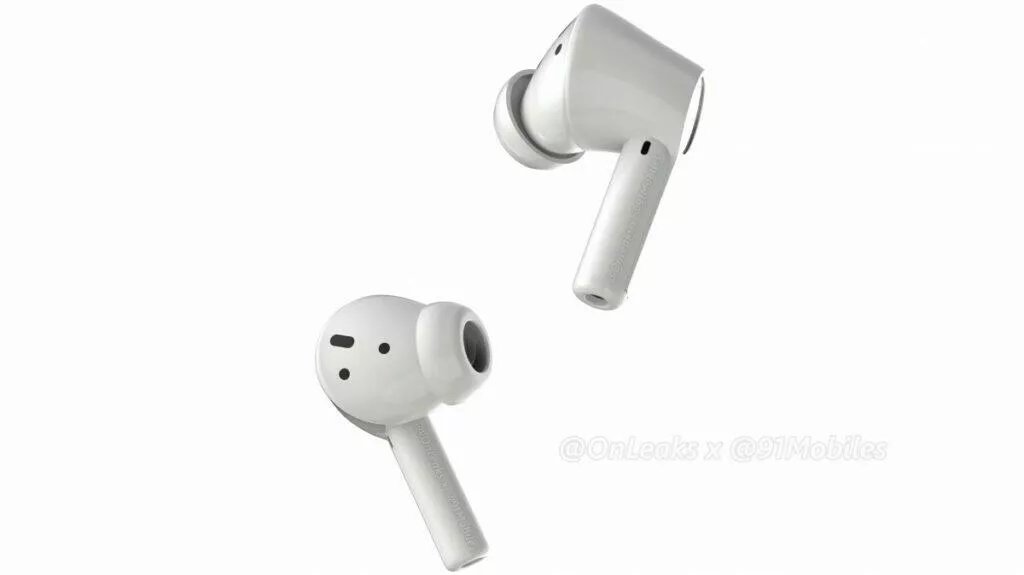 OnePlus Buds Z2 rendery
