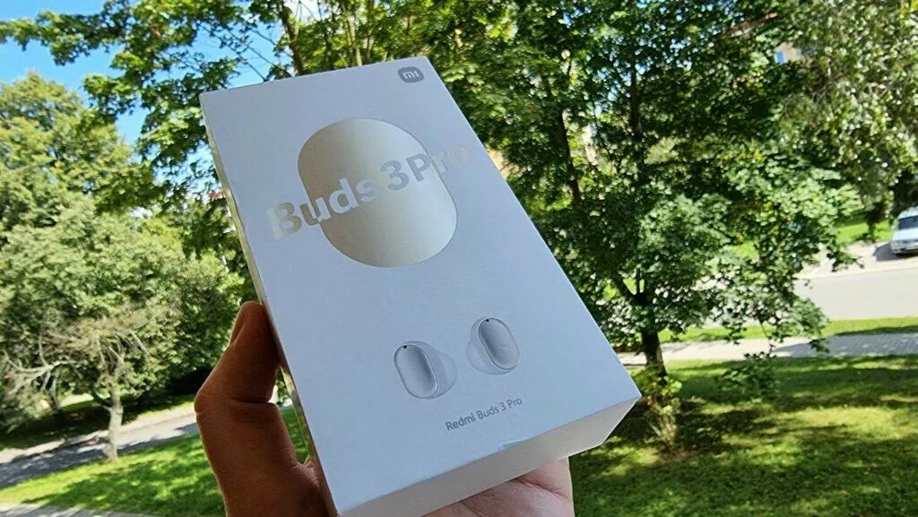 Redmi Buds 3 Pro testování krabička