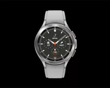 Samsung Galaxy Watch4 Classic stříbrná čelo