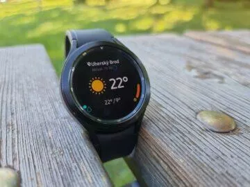 Samsung Galaxy Watch4 recenze funkce počasí