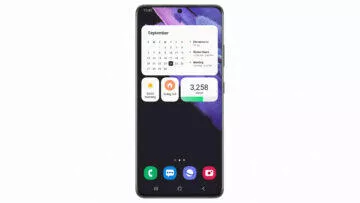 samsung one ui 4 widgety