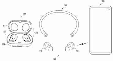 Samsung waterproof headphones patent drawing 1