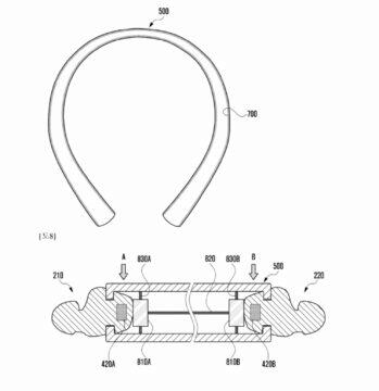 Samsung vodotěsná sluchátka patent výkres 3