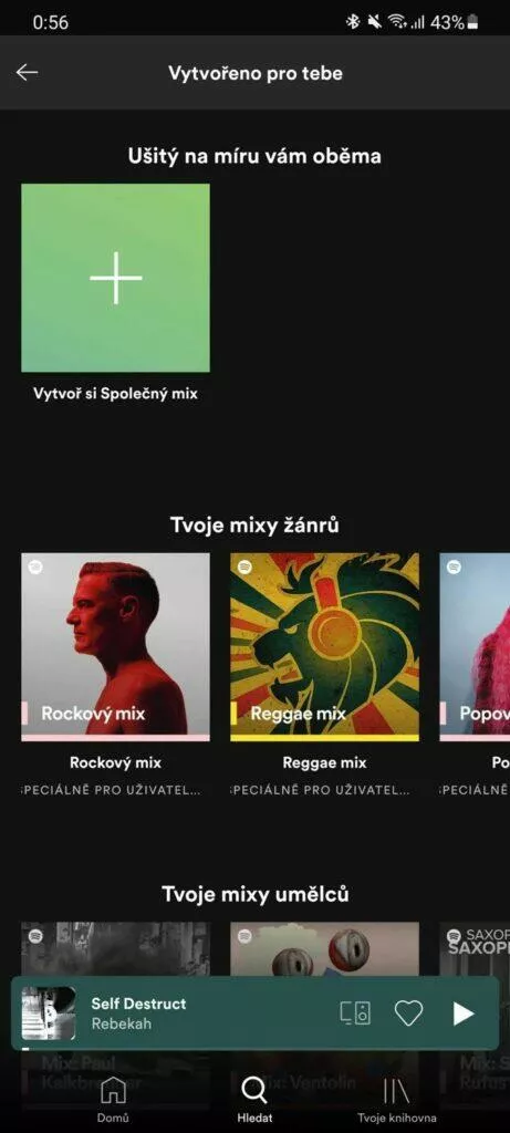 Jak vytvořit společný mix na Spotify?