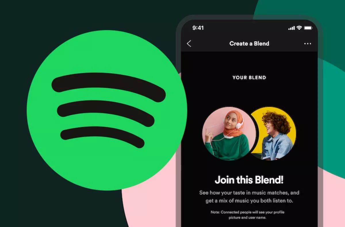 spotify spolecny mix playlist blend seznam