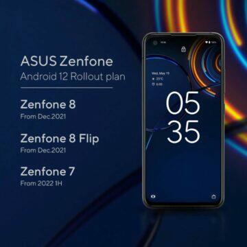 Asus a Android 12 aktualizace pro Asus Zenfone 7