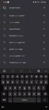 Google aplikace tuner ladička vyhledávání