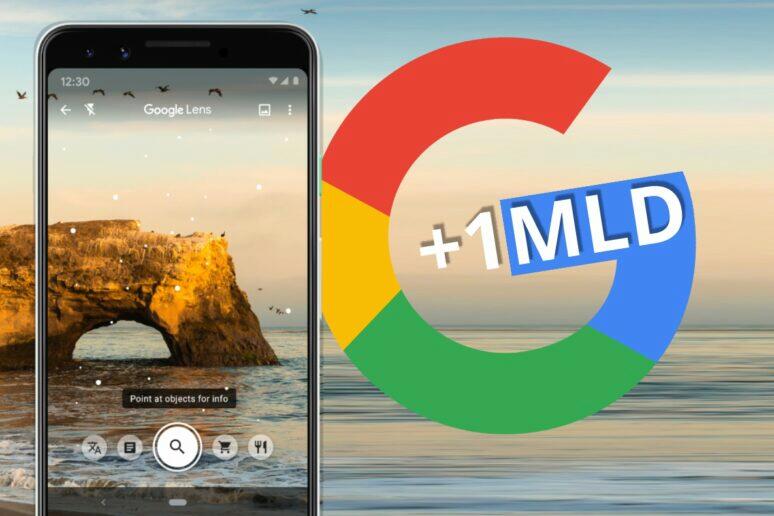 Google Lens miliarda stažení Obchod Play