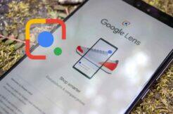 Google Lens vyhledávání doplňkový text