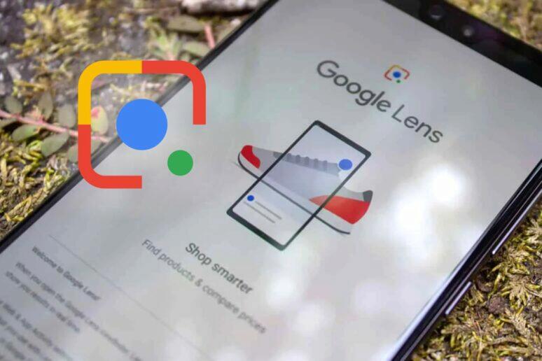 Google Lens vyhledávání doplňkový text