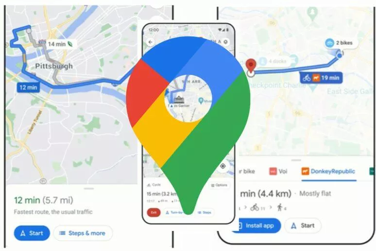 Google Mapy navigace 3 novinky Google Mapy navigace 3 novinky