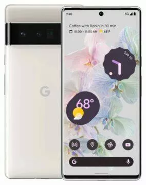 google pixel 6 bílý