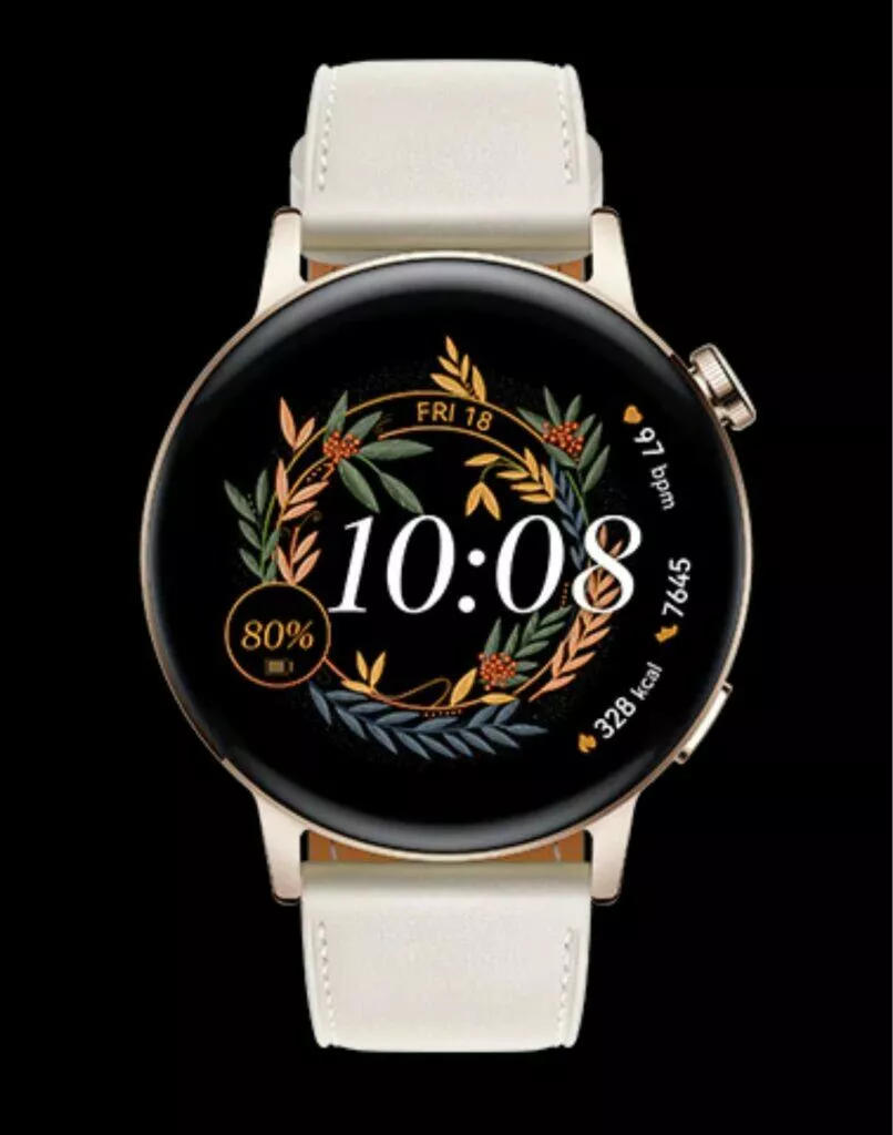 HUAWEI WATCH GT 3 42 mm Elegant Edition with Leather Strap