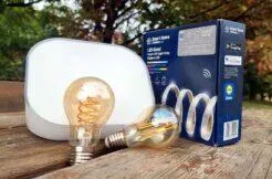 LIDL Smart Home LED pásek dekorativní světlo žárovky filament test LIDL Smart Home LED pásek dekorativní světlo žárovky filament test