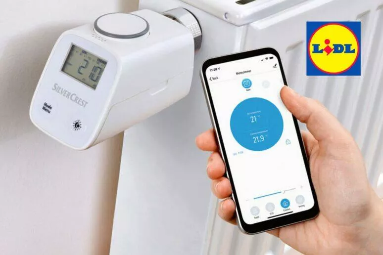 LIDL Smart Home termohlavice termostatická hlavice Zigbee Silvercrest LIDL Smart Home termohlavice termostatická hlavice Zigbee Silvercrest