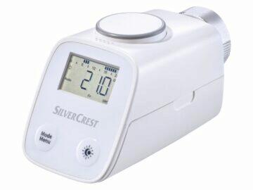 LIDL Smart Home termohlavice termostatická hlavice Zigbee Silvercrest displej ovládání