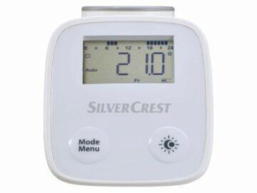 LIDL Smart Home termohlavice termostatická hlavice Zigbee Silvercrest displej tlačítka