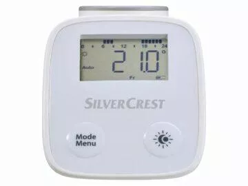 LIDL Smart Home termohlavice termostatická hlavice Zigbee Silvercrest displej tlačítka