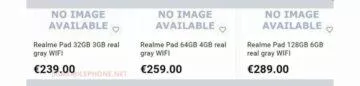 realme fall european price