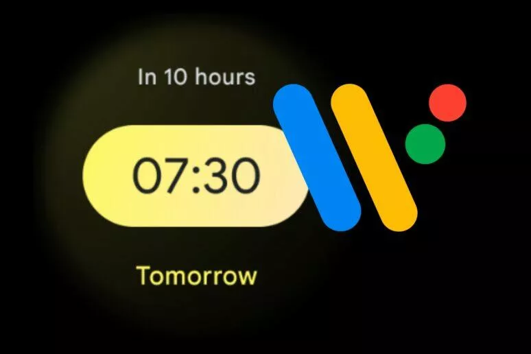 Wear OS Hodiny Material You vzhled budík časovač stopky Wear OS Hodiny Material You vzhled budík časovač stopky