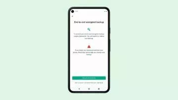 WhatsApp koncové šifrování záloh ukázka WhatsApp koncové šifrování záloh ukázka