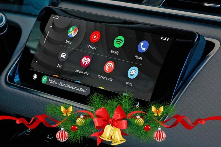 android autorádio android auto apple carplay vánoce