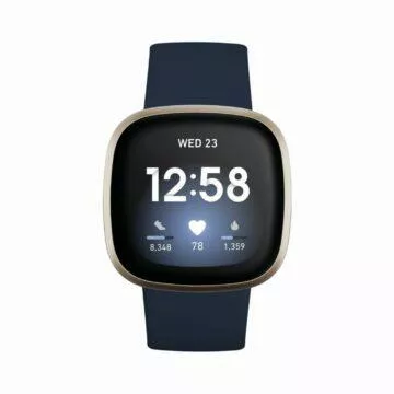 chytré hodinky dárek do 6000 Kč Fitbit Versa 3 modrá