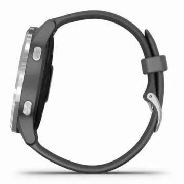 chytré hodinky dárek do 6000 Kč Garmin vivoactive 4 stříbrná bok