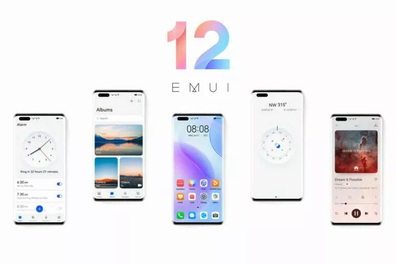 EMUI 12 beta globálně telefony