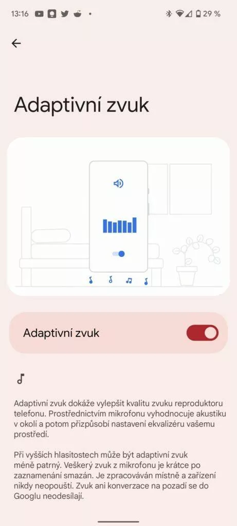 Co znamená adaptivní zvuk?