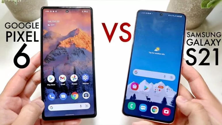 Google Pixel 6 Vs Samsung Galaxy S21! (Comparison) (Review)