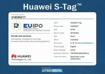 Huawei S-Tag lokalizační přívěsek patent