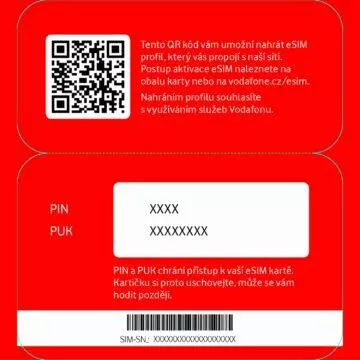 jak přenést eSIM Vodafone